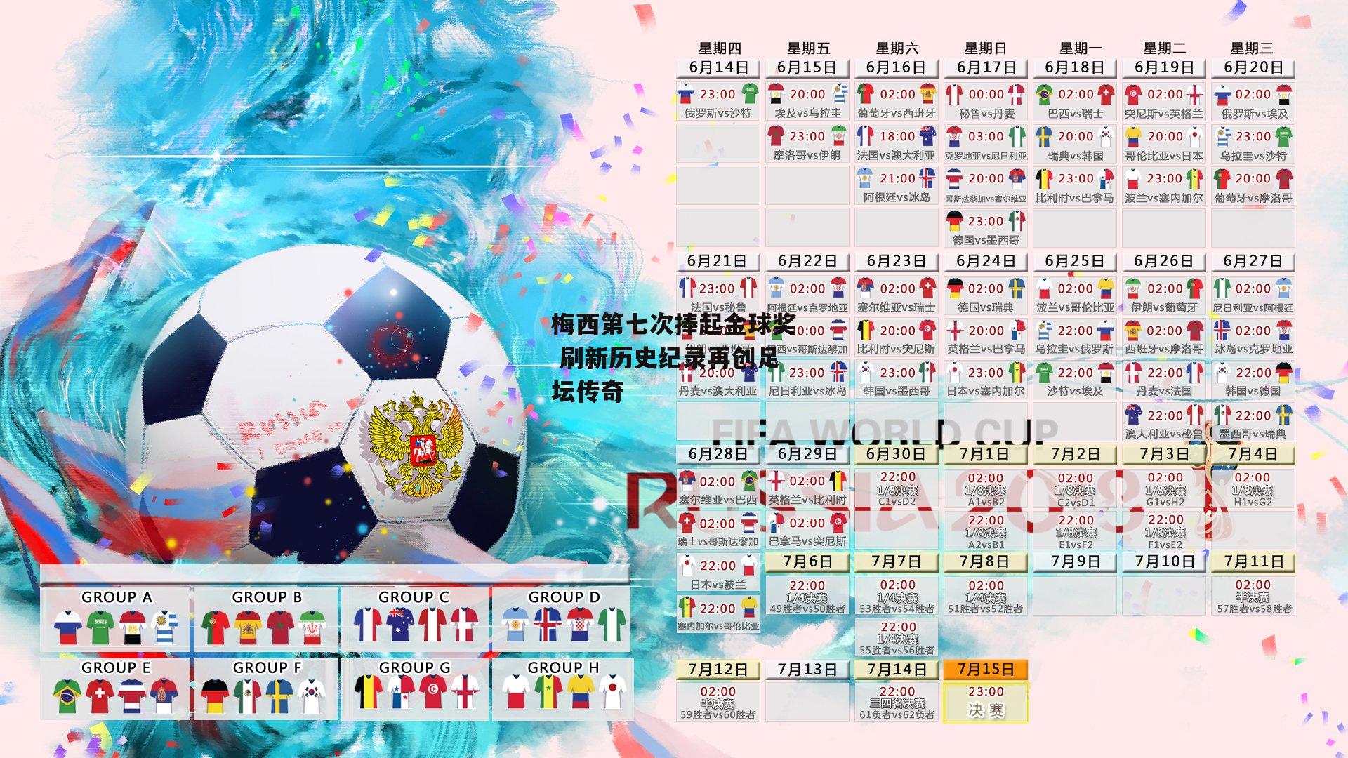 梅西第七次捧起金球奖 刷新历史纪录再创足坛传奇